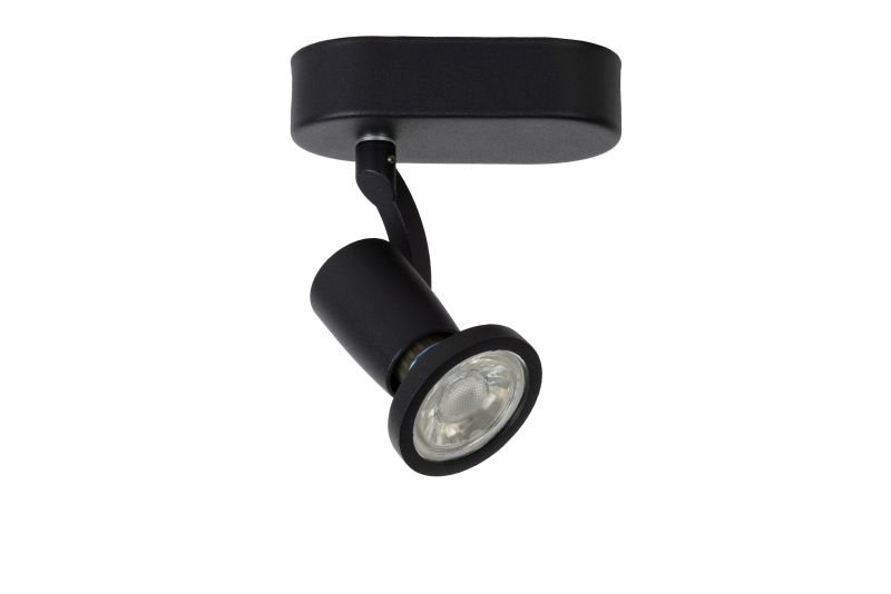 Lucide JASTER-LED - stropné bodové svietidlo - LED - GU10 - 1x5W 2700K - čierne